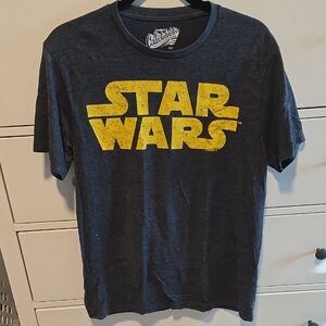 Old Navy Star Wars Graphic Tee - Dark Gray and Yellow